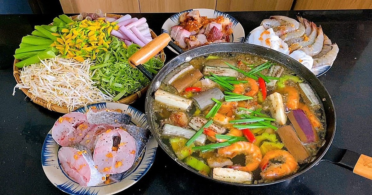 Traditional hotpot in Vietnam - must-try once in a lifetime