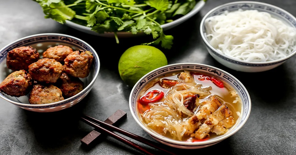 Have you tried the iconic "Bun Cha Ha Noi"?